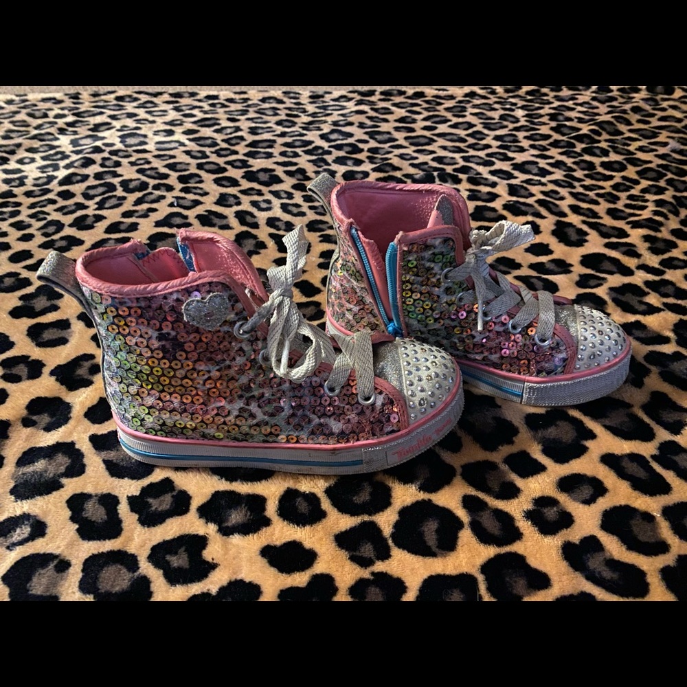 Twinkle Toe light up Skechers size 12